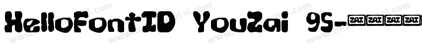 HelloFontID YouZai 95字体转换